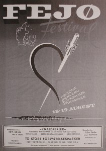 Plakat Fejø Festival 1956